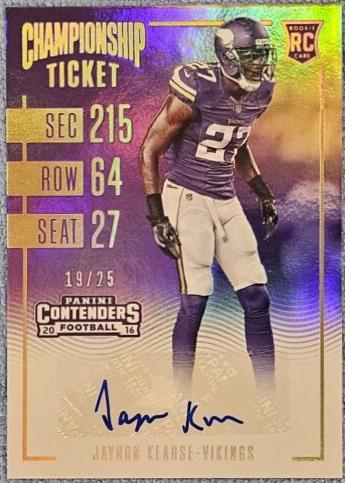 Jayron Kearse [Autograph Championship Ticket] #205