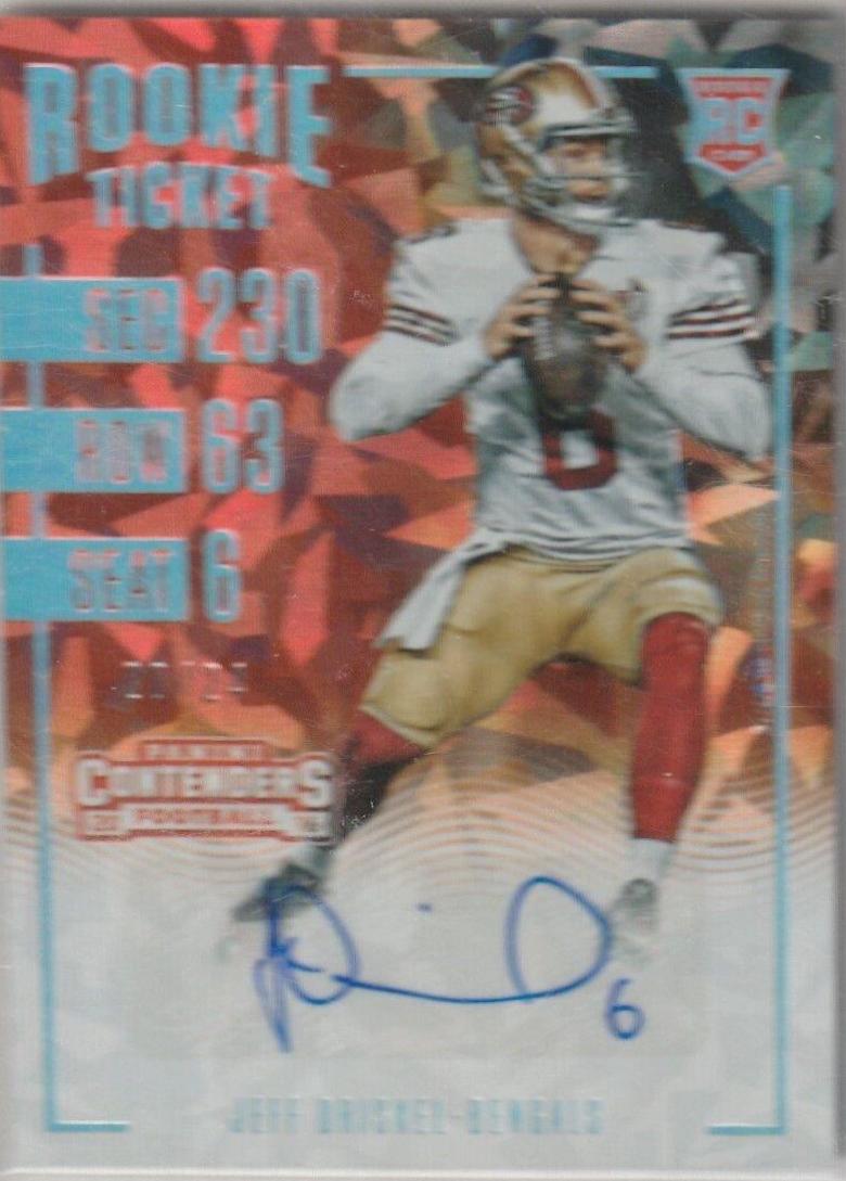 Jeff Driskel [Autograph Cracked Ice Ticket] #110