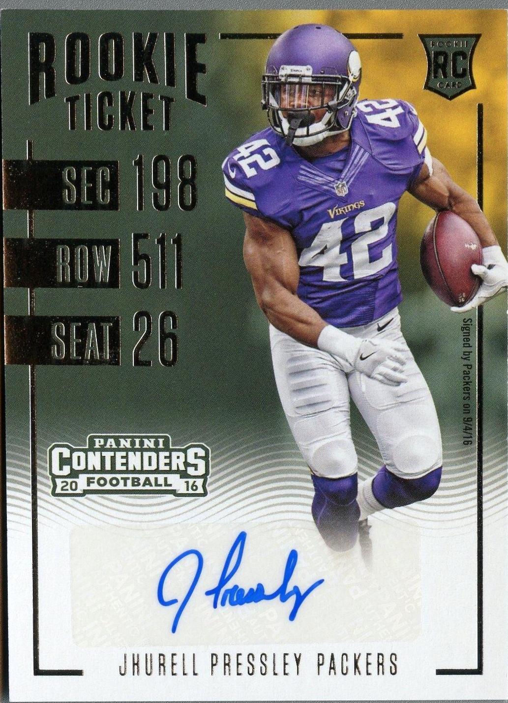 Jhurell Pressley [Autograph Championship Ticket] #278
