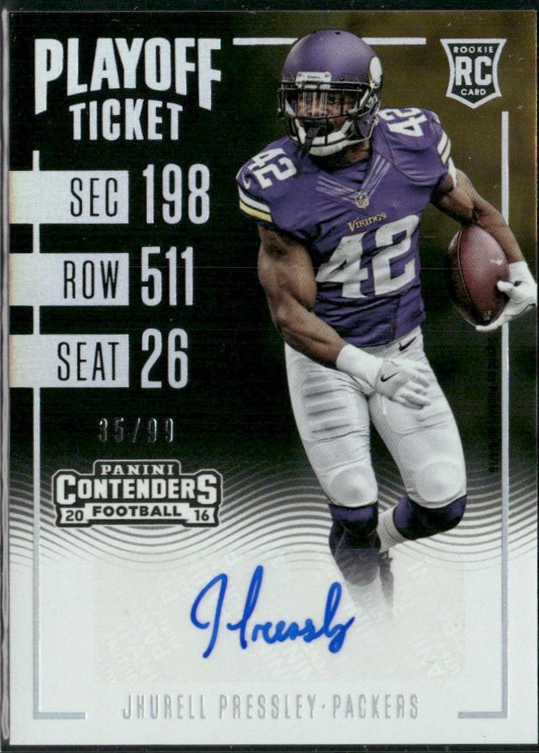 Jhurell Pressley [Autograph Playoff Ticket] #278