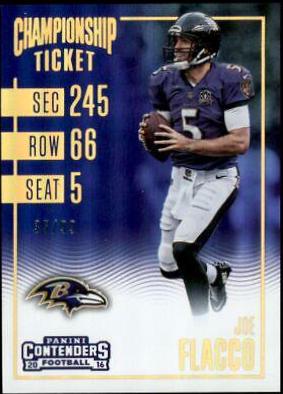 Joe Flacco [Championship Ticket] #77