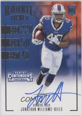 Jonathan Williams [Autograph Championship Ticket] #320