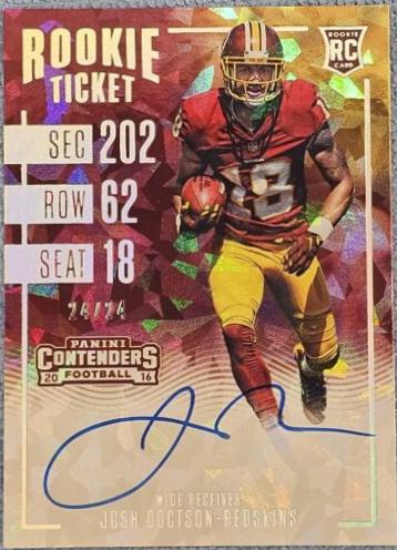 Josh Doctson [Autograph Cracked Ice] #327