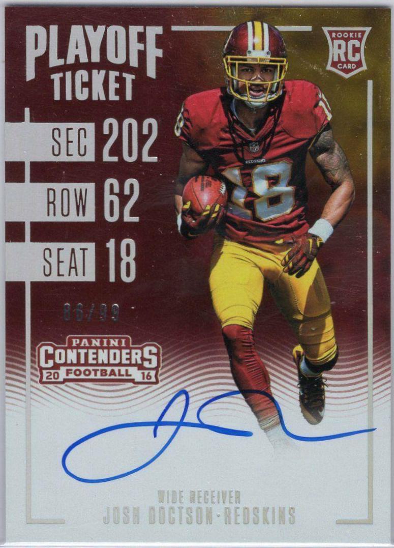 Josh Doctson [Autograph Playoff Ticket] #327