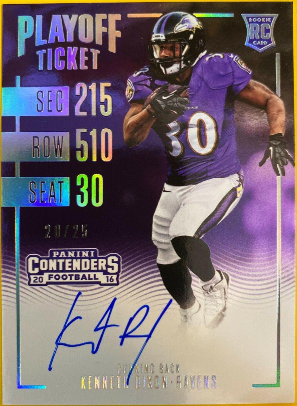 Kenneth Dixon [Autograph Championship Ticket] #315