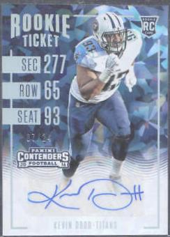 Kevin Dodd [Autograph Cracked Ice Ticket] #103