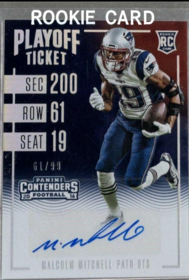 Malcolm Mitchell [Autograph Playoff Ticket] #108