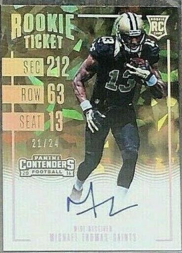 Michael Thomas [Autograph Cracked Ice] #330