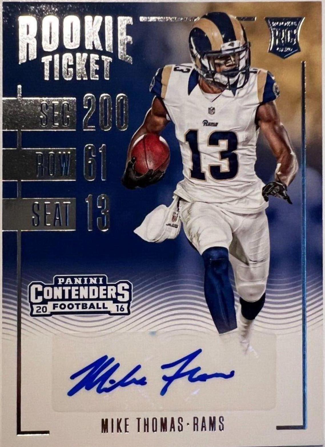 Mike Thomas [Autograph Championship Ticket] #234