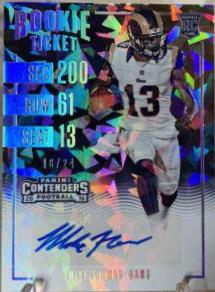 Mike Thomas [Autograph Cracked Ice Ticket] #234