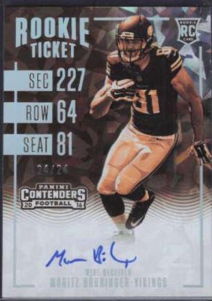 Moritz Bohringer [Autograph Cracked Ice] #339