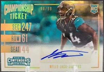 Myles Jack [Autograph Championship Ticket] #281