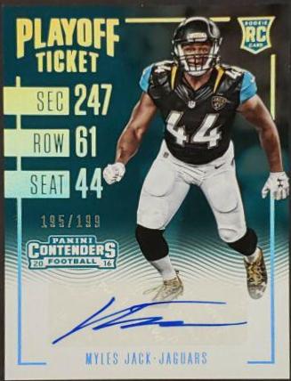 Myles Jack [Autograph Playoff Ticket] #117