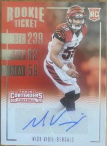 Nick Vigil [Autograph Championship Ticket] #230