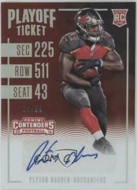 Peyton Barber [Autograph Playoff Ticket] #165