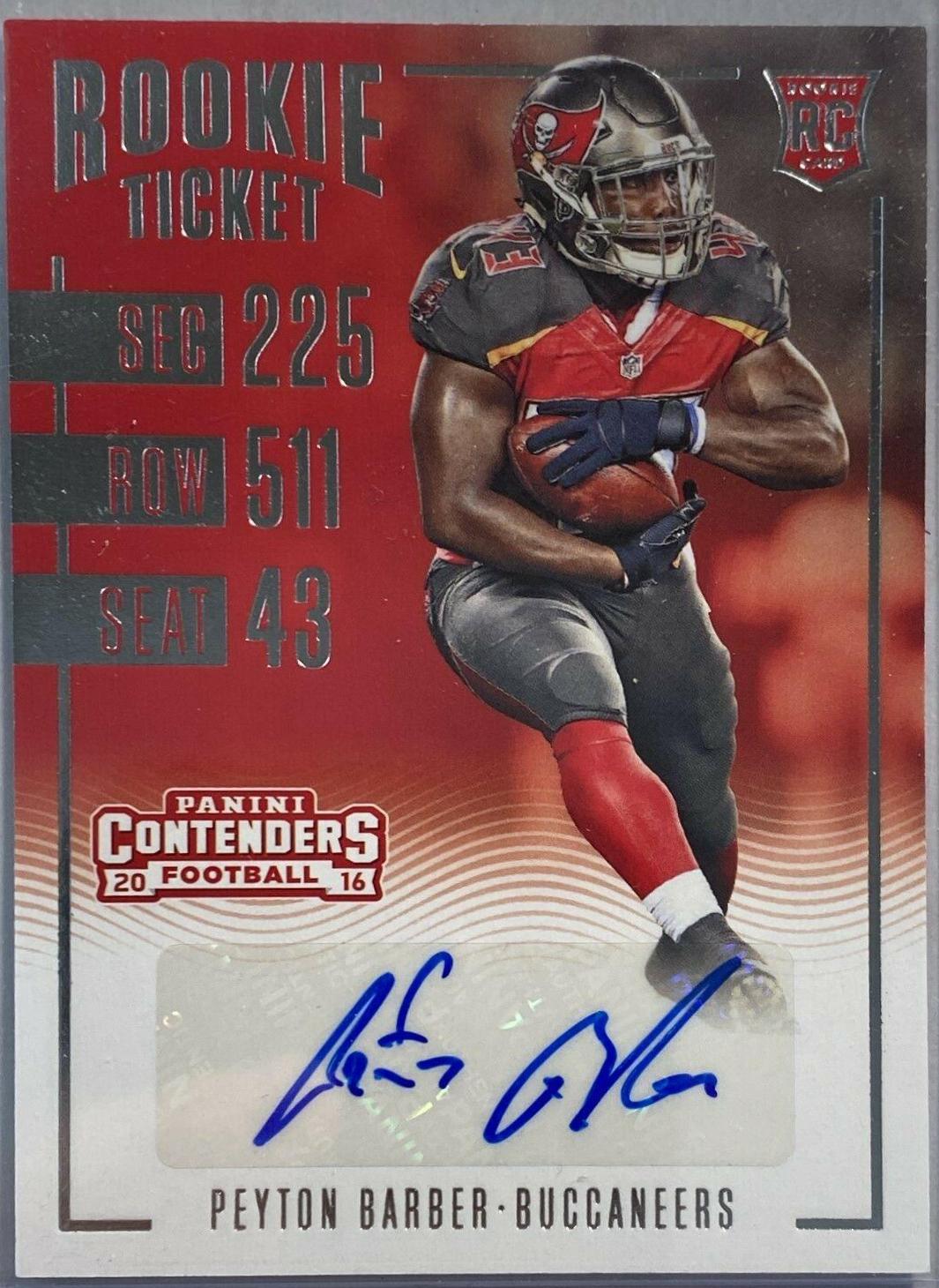 Peyton Barber [Autograph] #165