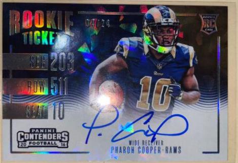 Pharoh Cooper [Autograph Cracked Ice] #376