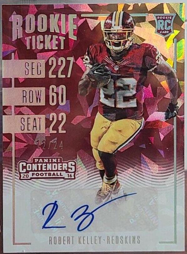 Robert Kelley [Autograph Cracked Ice Ticket] #242