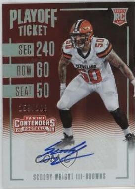 Scooby Wright III [Autograph Playoff Ticket] #207
