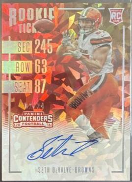 Seth DeValve [Autograph Cracked Ice Ticket] #233