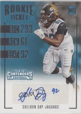 Sheldon Day [Autograph Championship Ticket] #280