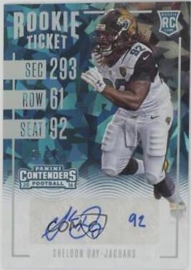 Sheldon Day [Autograph Cracked Ice Ticket] #280