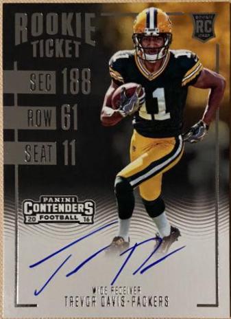 Trevor Davis [Autograph Championship Ticket] #338