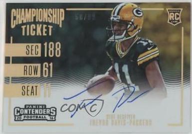 Trevor Davis [Autograph Championship Ticket] #378