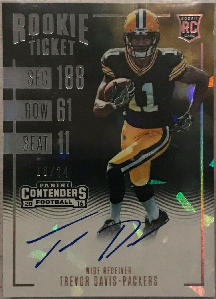 Trevor Davis [Autograph Cracked Ice] #378