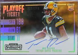 Trevor Davis [Autograph Playoff Ticket] #378