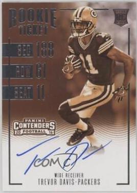 Trevor Davis [Autograph Sepia Championship Ticket] #338