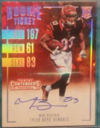 Tyler Boyd [Autograph Cracked Ice] #331