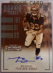 Tyler Boyd [Autograph Sepia Championship Ticket] #331