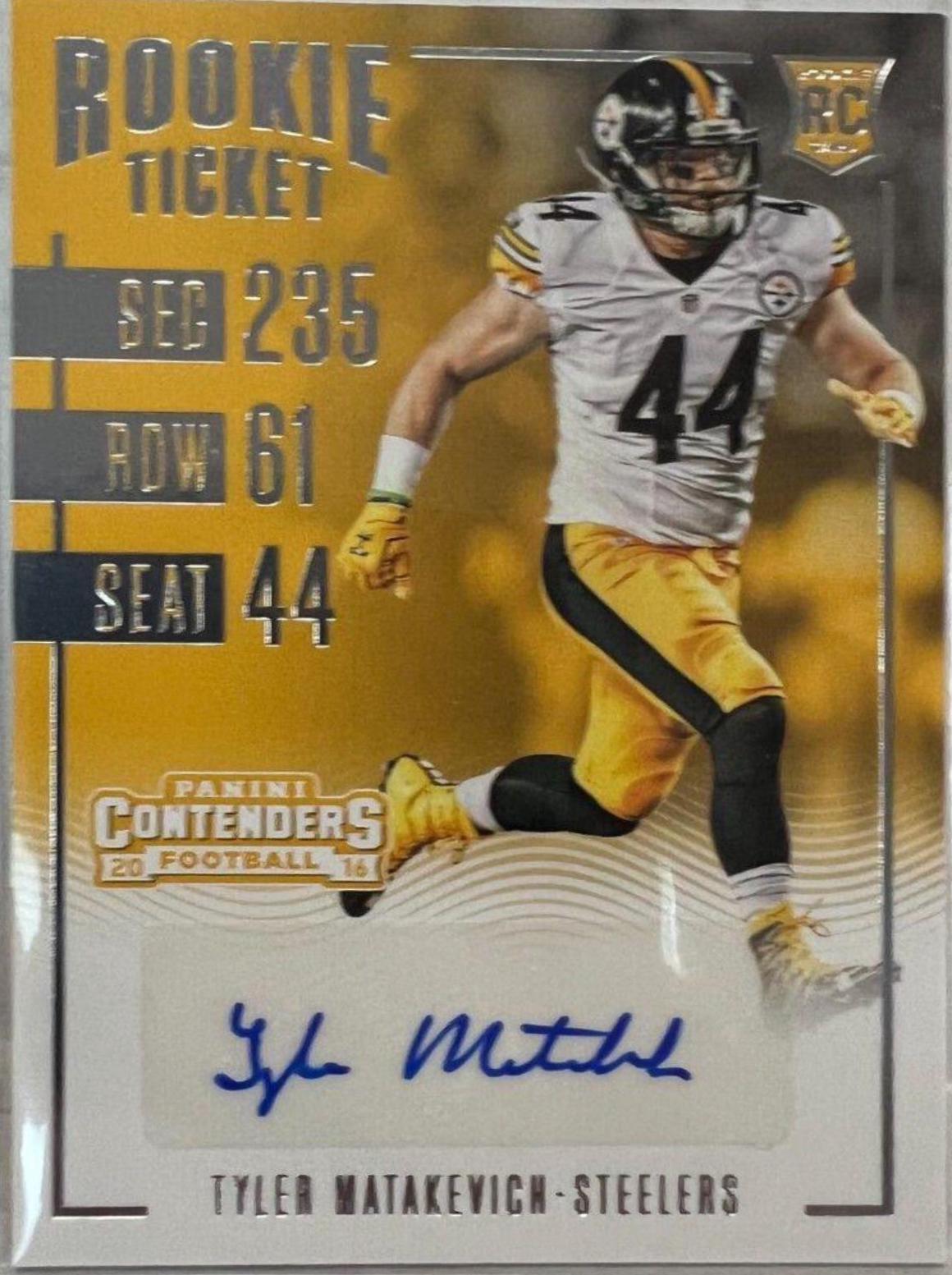 Tyler Matakevich [Autograph Championship Ticket] #271