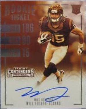 Will Fuller V [Autograph Sepia Championship Ticket] #328