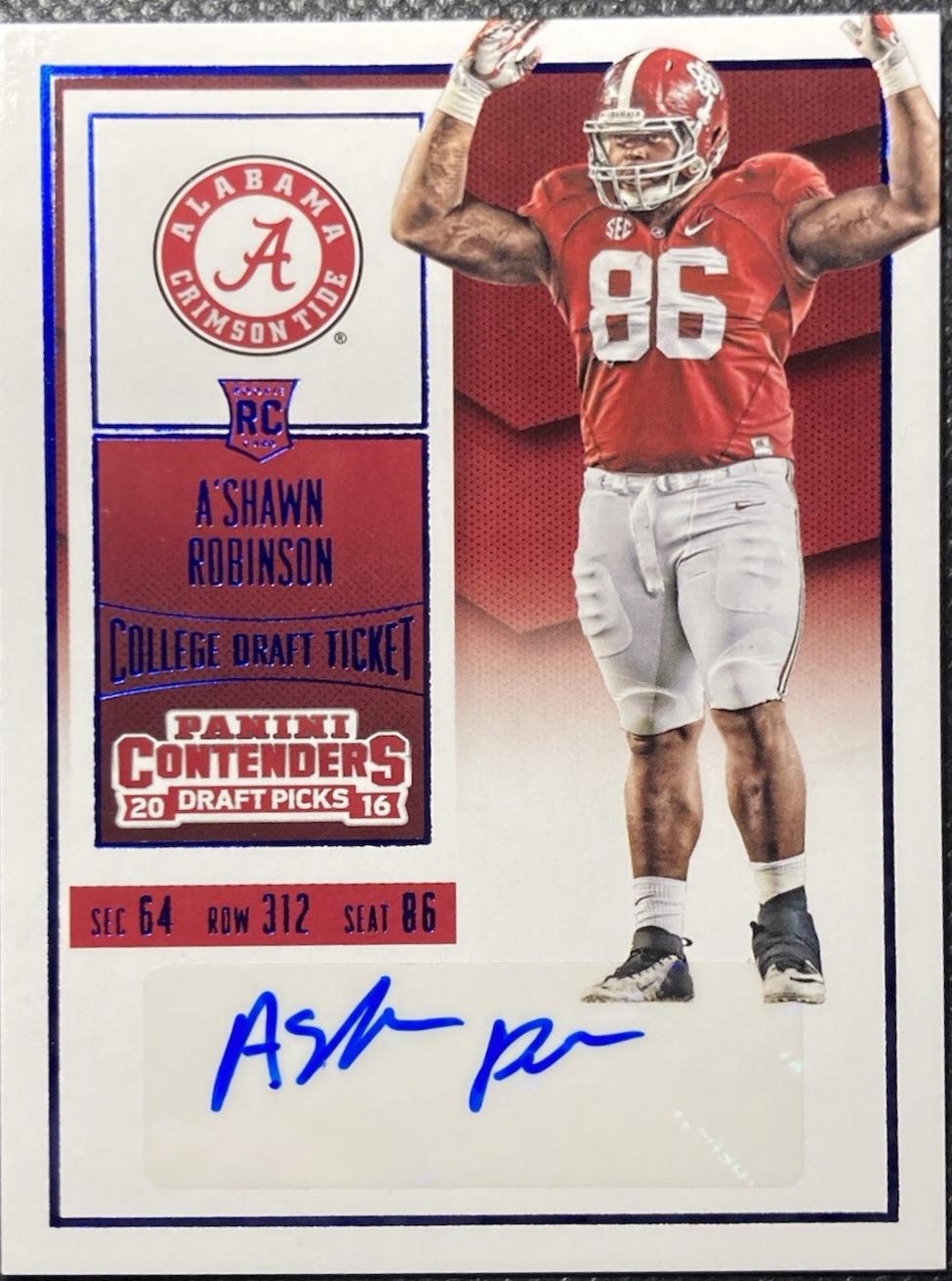 A'Shawn Robinson [Blue Foil] #175
