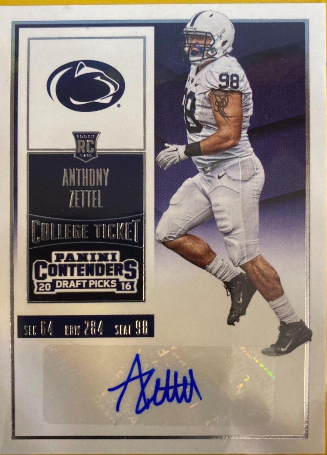Anthony Zettel [Autograph] #237