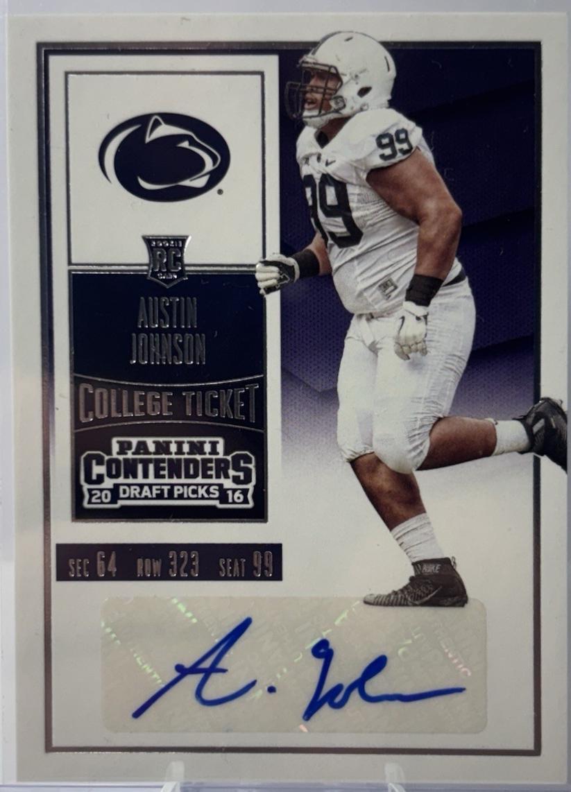 Austin Johnson [Playoff Ticket] #293