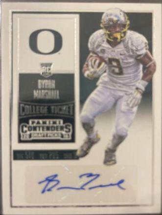 Byron Marshall [Bowl Ticket] #156