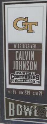 Calvin Johnson [Bowl Ticket] #16