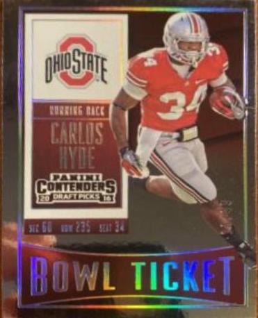 Carlos Hyde [Bowl Ticket] #19