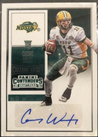 Carson Wentz [White Jersey Autograph] #127