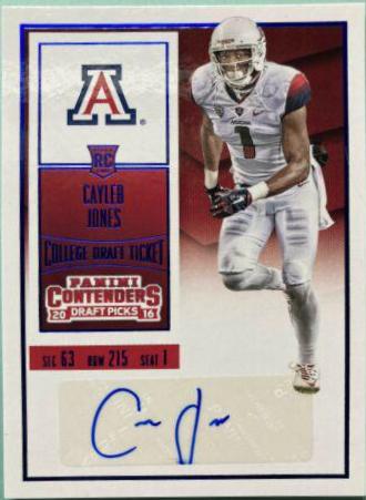 Cayleb Jones [Blue Foil] #164