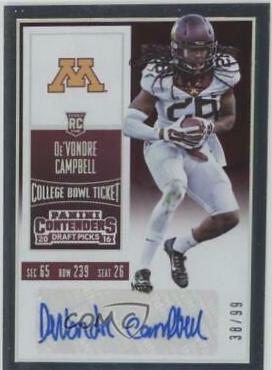 De'Vondre Campbell [Bowl Ticket] #297