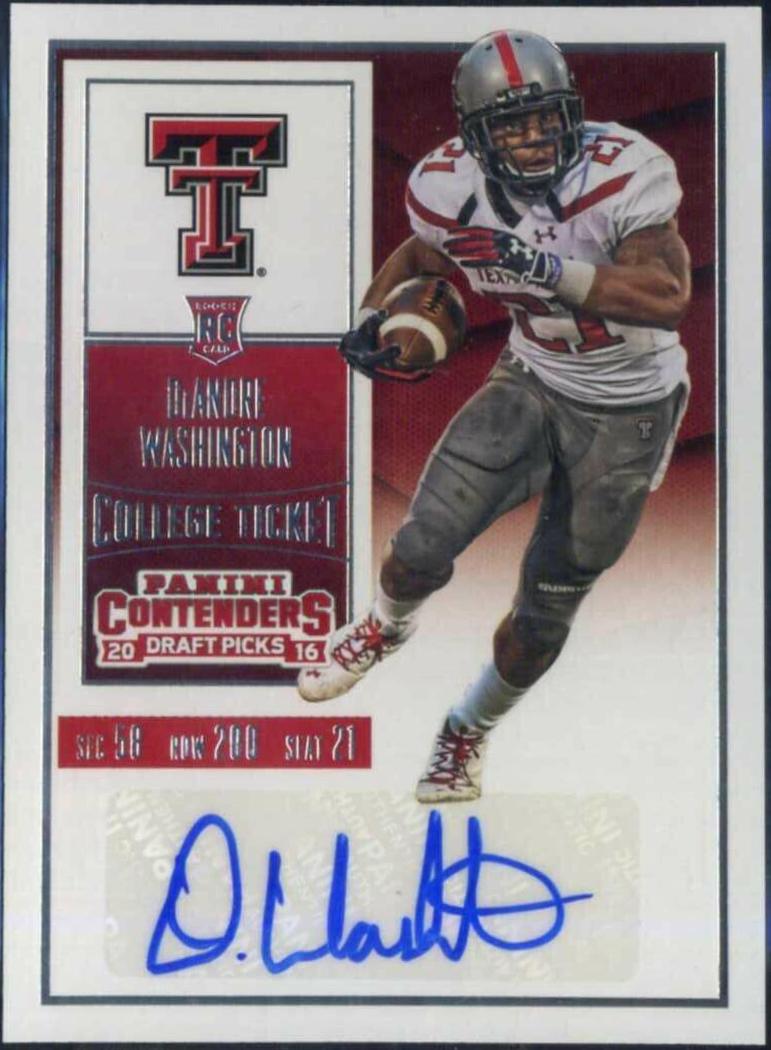 DeAndre Washington [Autograph] #221