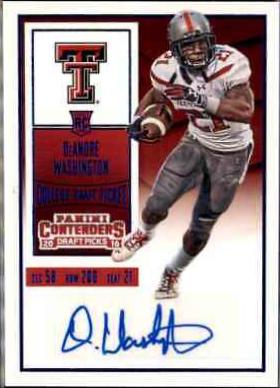 DeAndre Washington [Playoff Ticket] #221