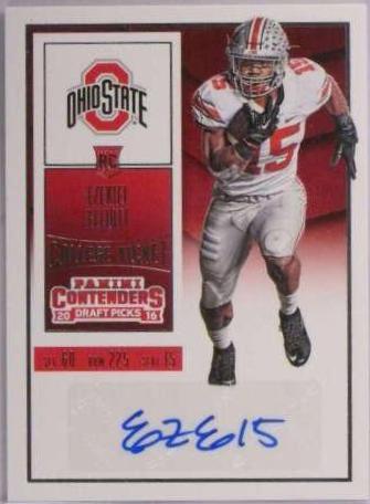 Ezekiel Elliott [White Jersey Autograph] #105