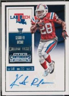 Kenneth Dixon [White Jersey Autograph] #136