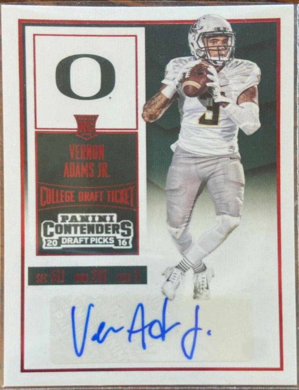 Vernon Adams Jr. [Red Foil] #323