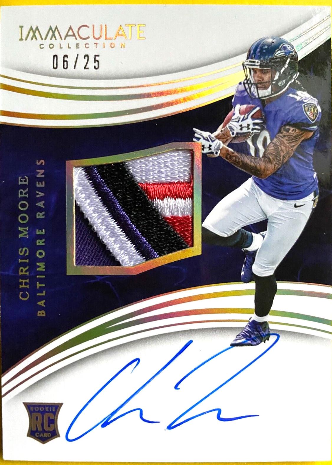 Chris Moore [Patch Autograph Gold] #133